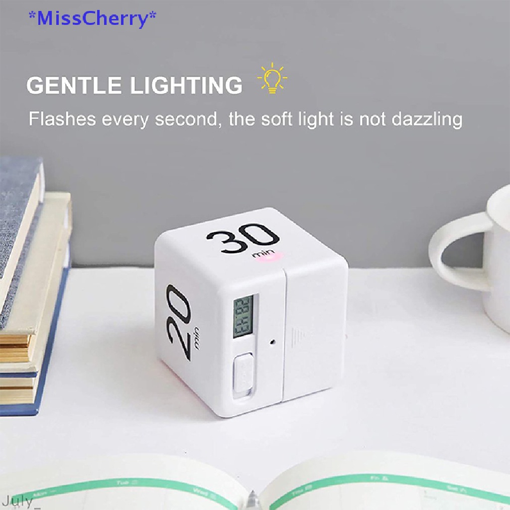 Đồng Hồ Hẹn Giờ Hình Khối Lập Phương Cảm Biến Trọng Lực Cho Nhà Bếp Mới