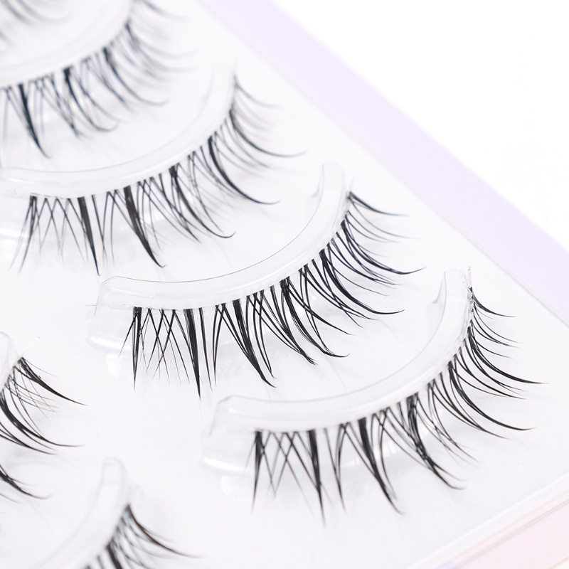 Set 5 Cặp Lông Mi Giả 3D Dày Tái Sử Dụng Được Phong Cách Lolita