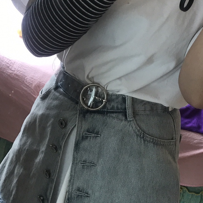 Thắt Lưng Trong Suốt Có Khóa Gài Thời Trang Mùa Hè Cho Nữ