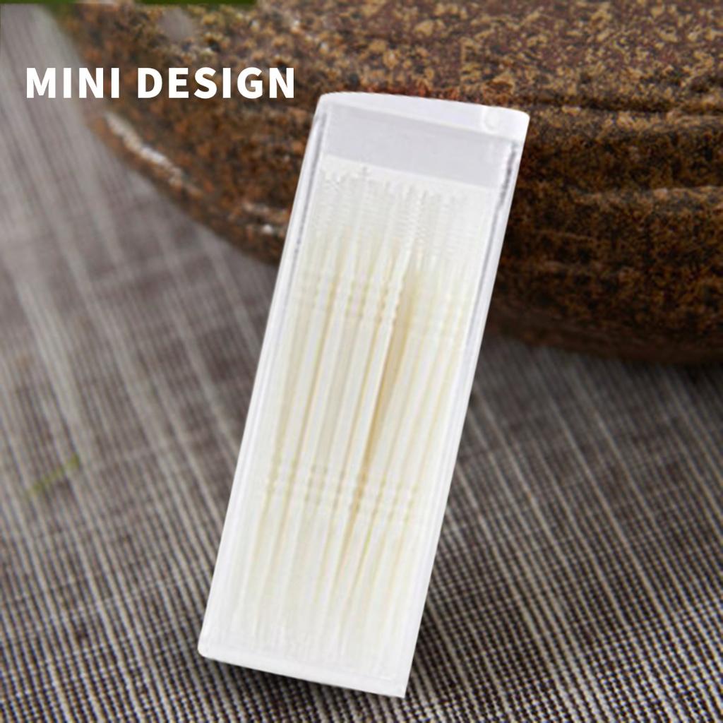Plastic Interdental Toothpick Brush 50 PCS Hotel Dental Picks Oral Care