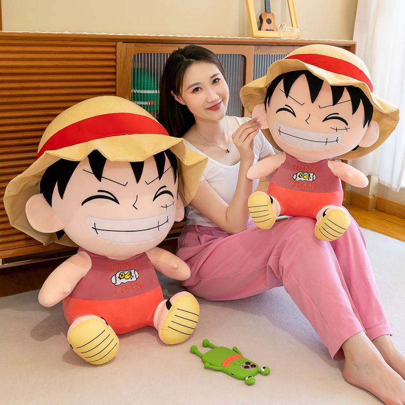 Thú Nhồi Bông Hình Nhân Vật Luffy Trong Phim Hoạt Hình One Piece