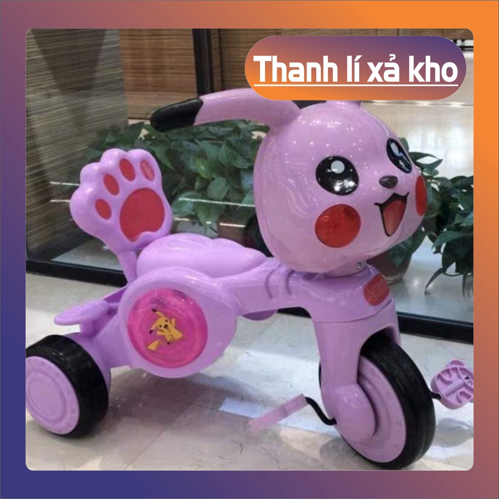 Xe đạp 3 bánh Pikachu phát nhạc cho bé