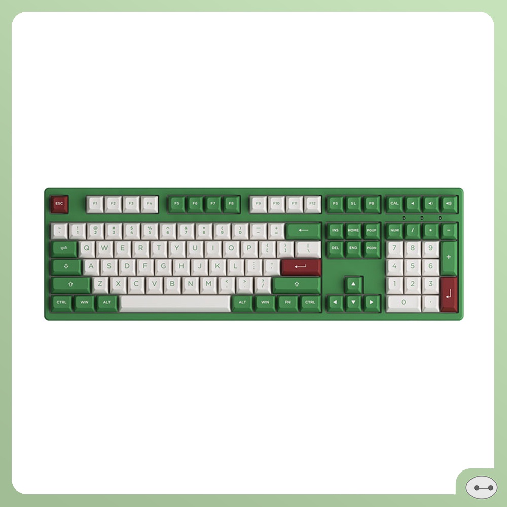 BÀN PHÍM CƠ AKKO 3087 / 3108 RF MATCHA RED BEAN AKKO CREAM YELLOW/BLUE SWITCH