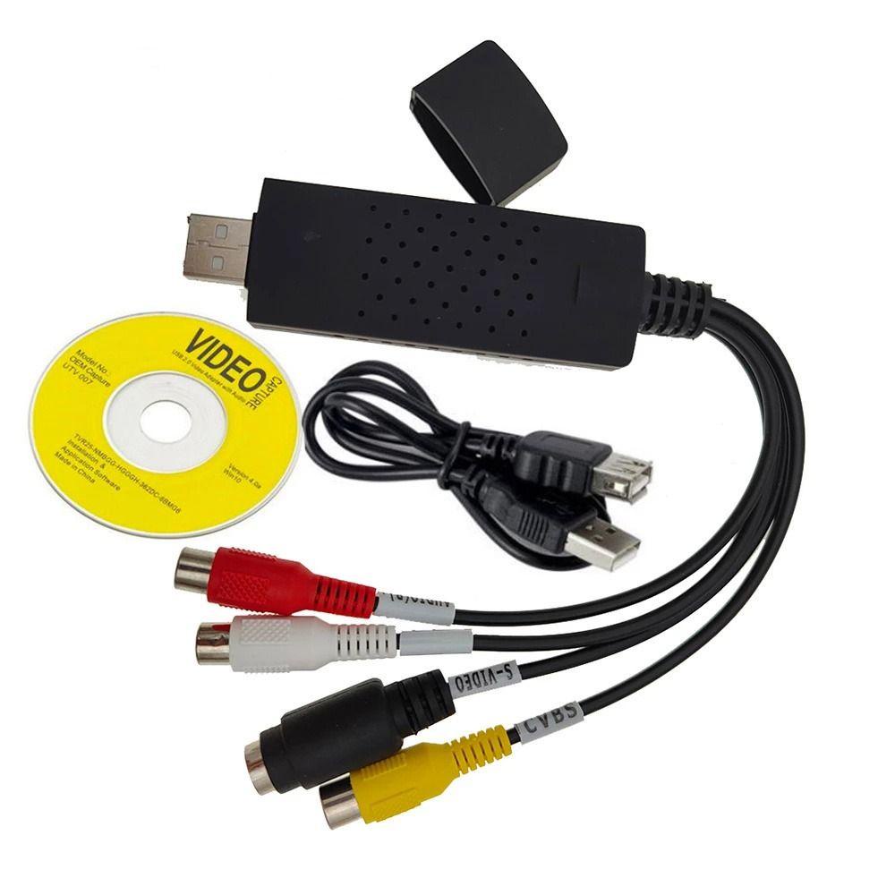 Card Ghi Hình Video VHS DVD DVR TV Cổng USB 2.0 Cho Máy Tính