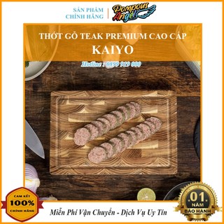 [Chính hãng] Thớt gỗ TEAK PREMIUM KAIYO đủ size thái thực phẩm thức ăn an toàn có hộp đựng