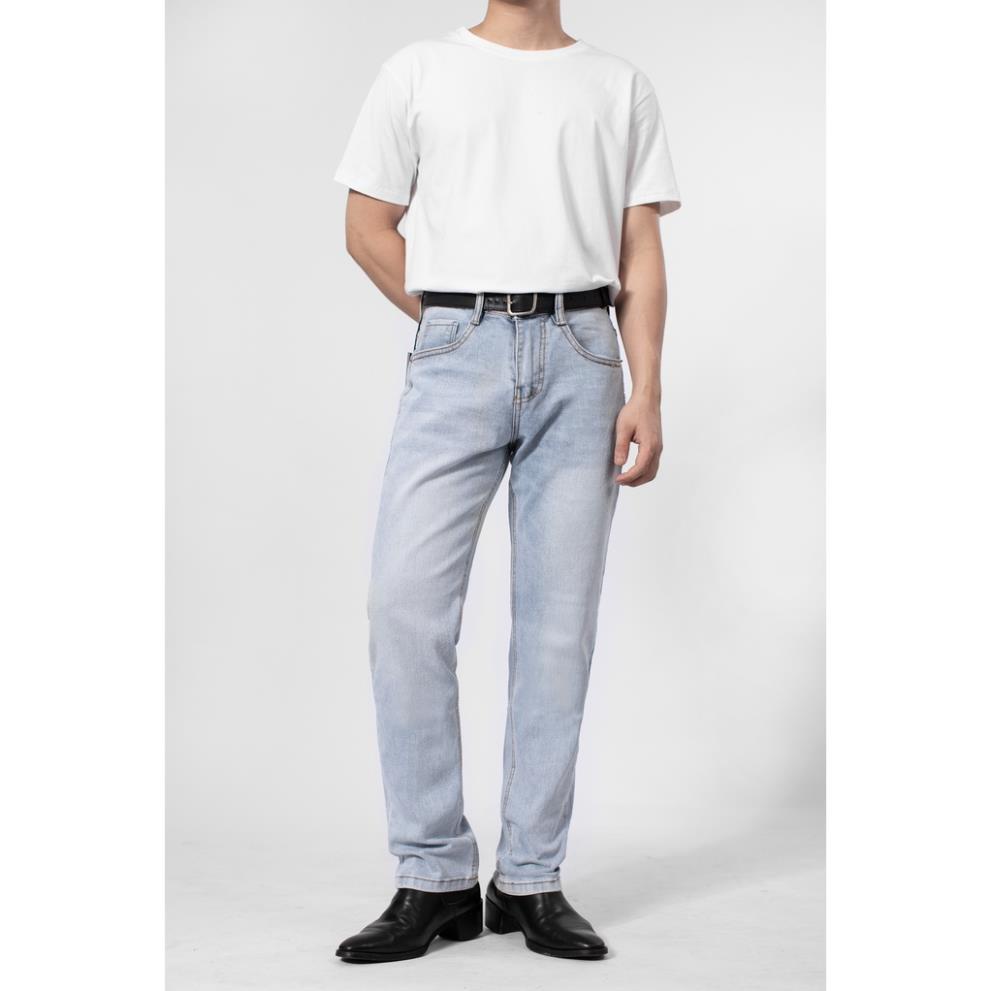 Quần Jean nam Cao Cấp LADOS - 14068 Chất Jean dày mềm ,Co Giãn tốt, form slimfit