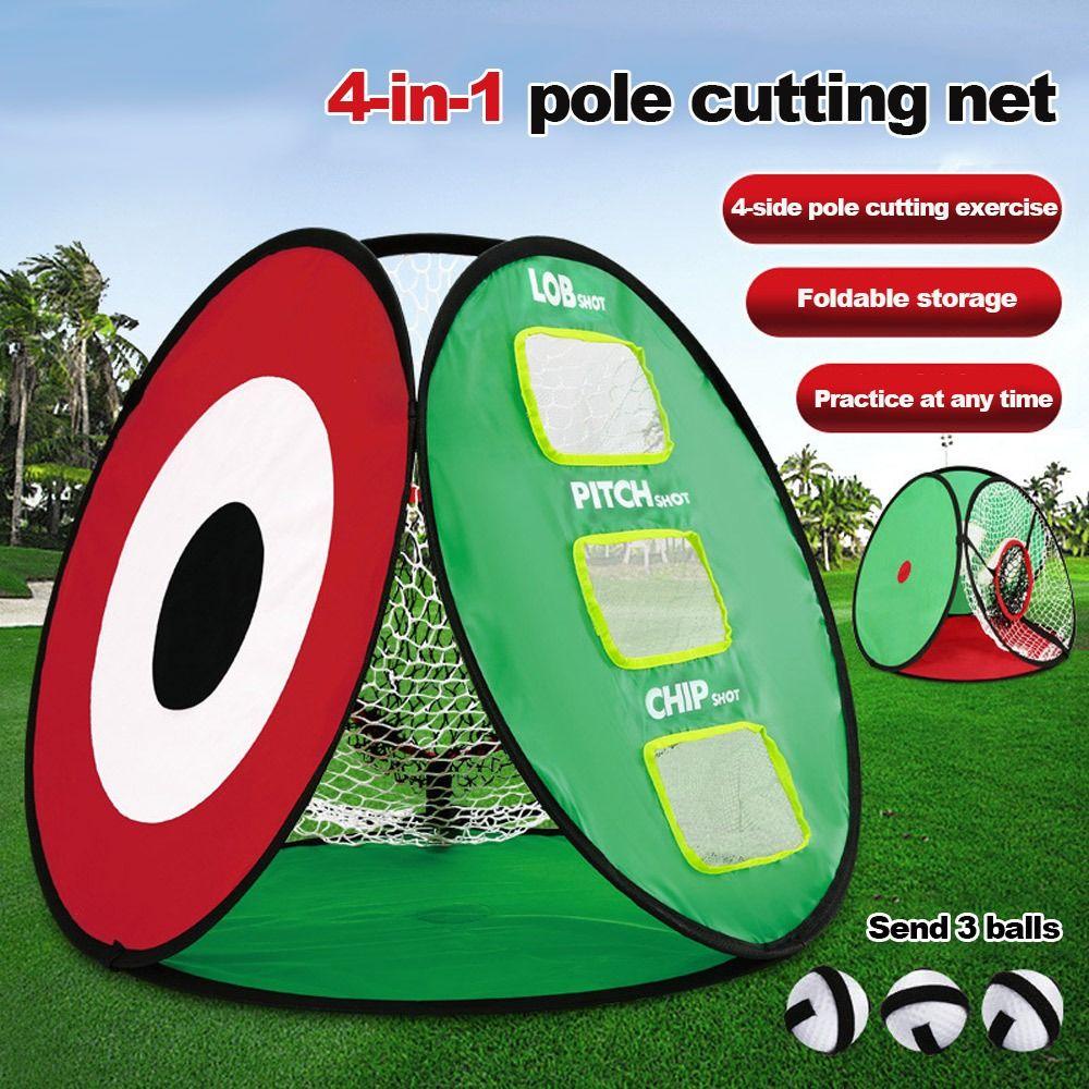 Lồng Lưới Luyện Tập Đánh Golf Trong Nhà / Ngoài Trời Có Thể Gấp Gọn Tiện Lợi