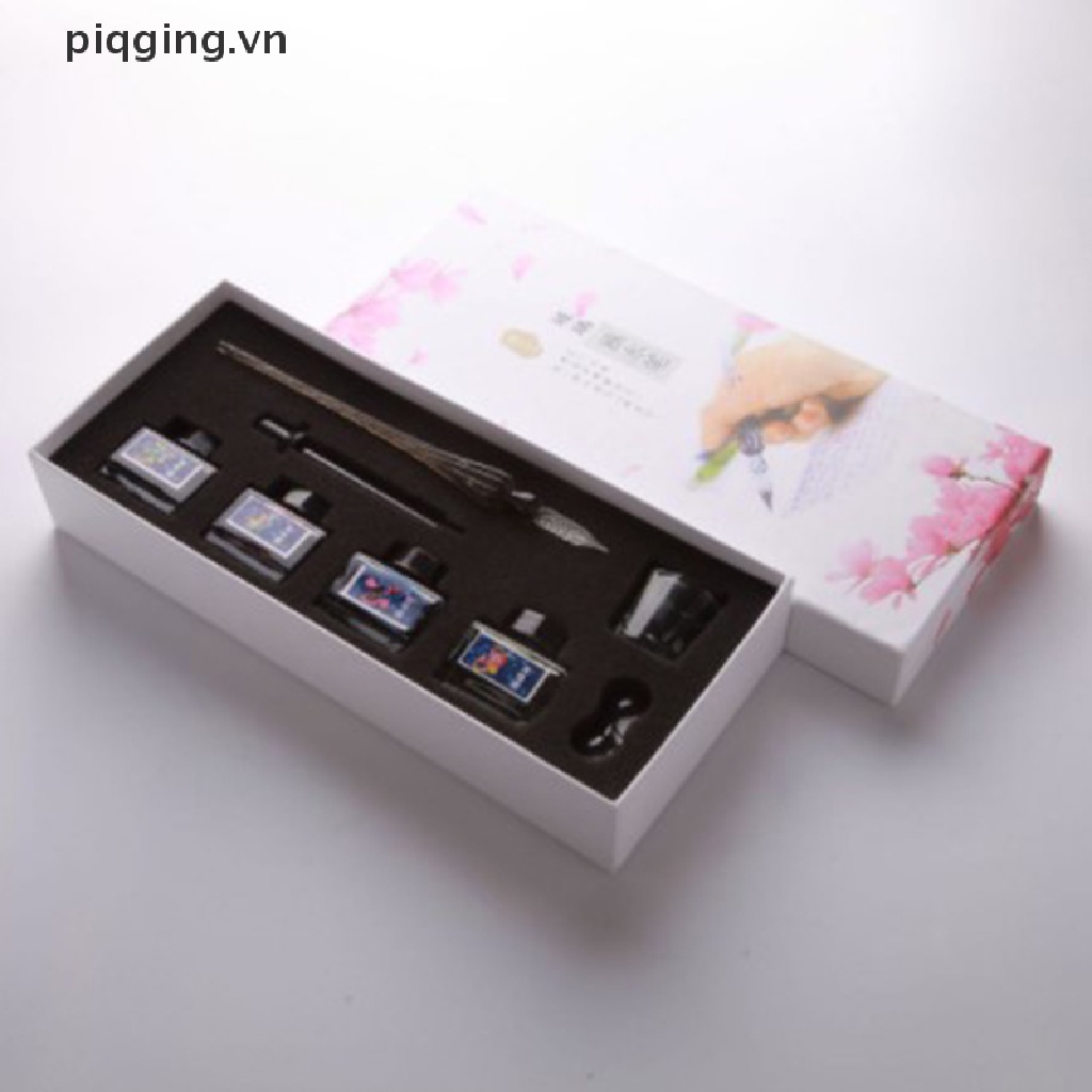 1 Cây Bút Mực Chấm Thủy Tinh Phong Cách Vintage