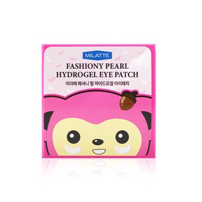 Mặt nạ giảm thâm quầng mắt tinh chất ngọc trai MILATTE FASHIONY Pearl Hydrogel Eyepatch 30 cặp/90g