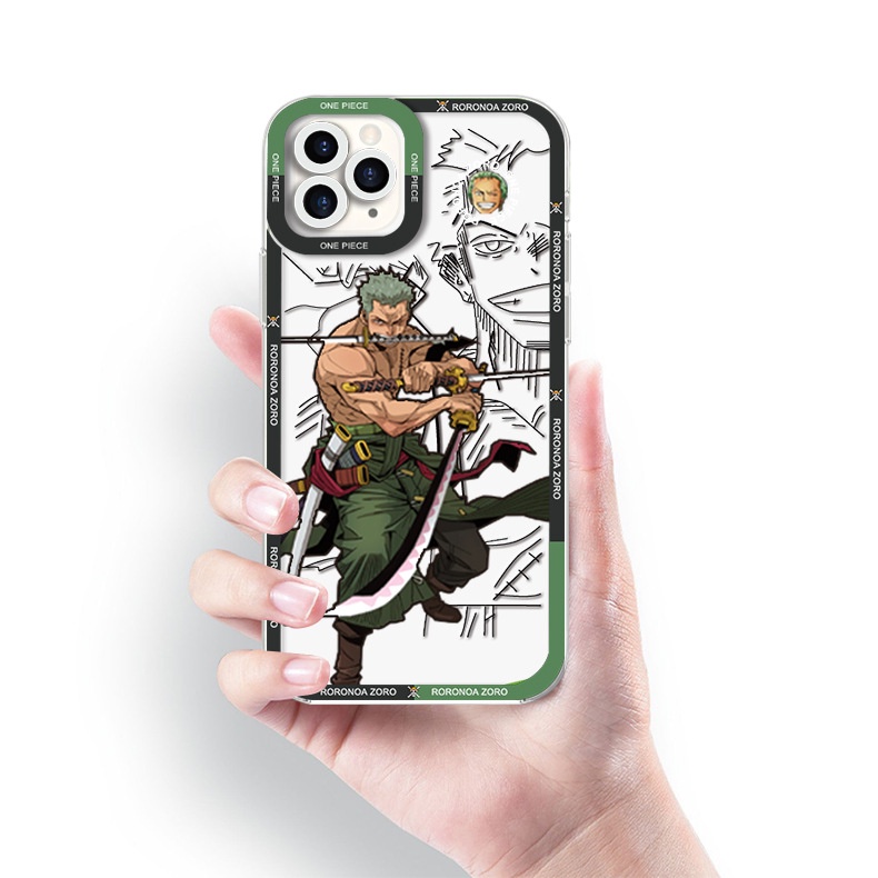 Ốp Điện Thoại TPU Mềm Hình Luffy Zoro ACE Cho Samsung Galaxy S10 S20 S21 S22 Plus Ultra S20FE S21FE Note 10 Plus Lite FE