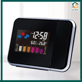 【0227】 Colorful LED Digital Projection Alarm Clock Time Projector Thermometer Clock