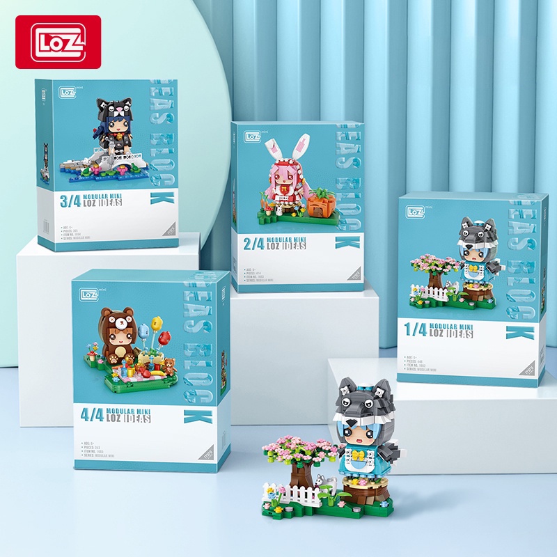 Bộ đồ chơi Lắp Ráp Mô Hình Nhà Cửa phong cách đường phố nhật bản lego cho bé gái