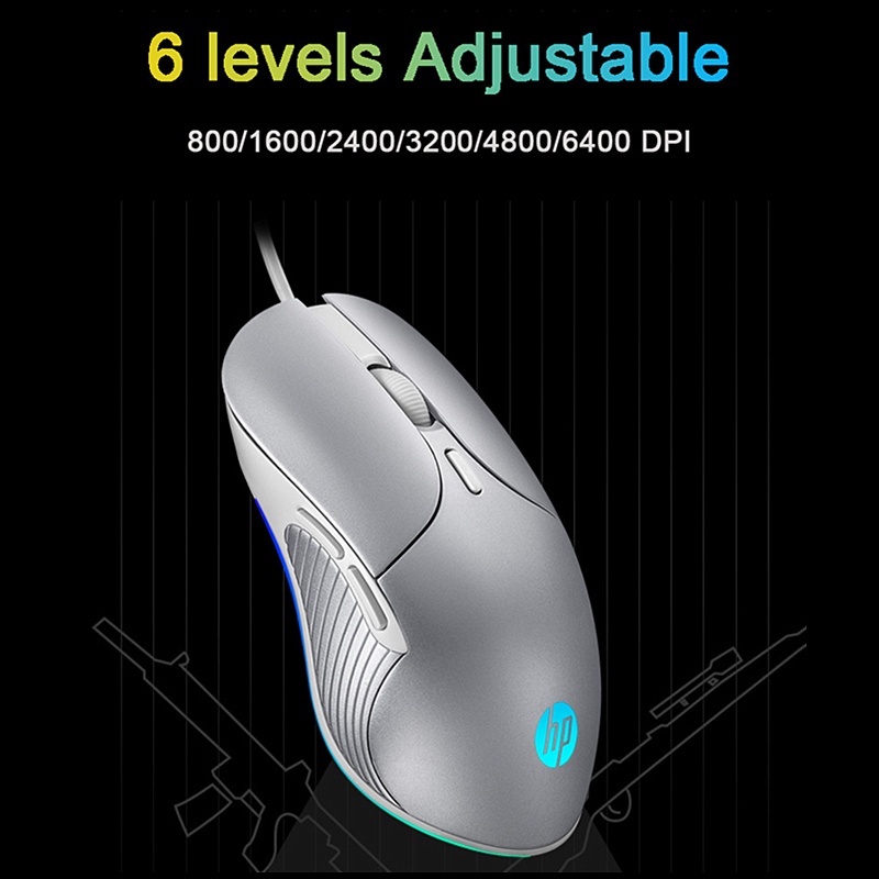 Chuột Chơi Game Có Dây HP M280 6400 DPI Dành Cho Game Thủ