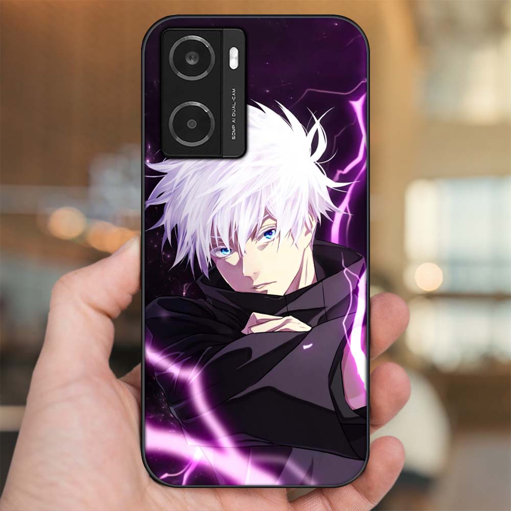 Ốp lưng Samsung A04 viền đen in hình Satoru Gojo Jujutsu Kaisen Chú Thuật Hồi Chiến