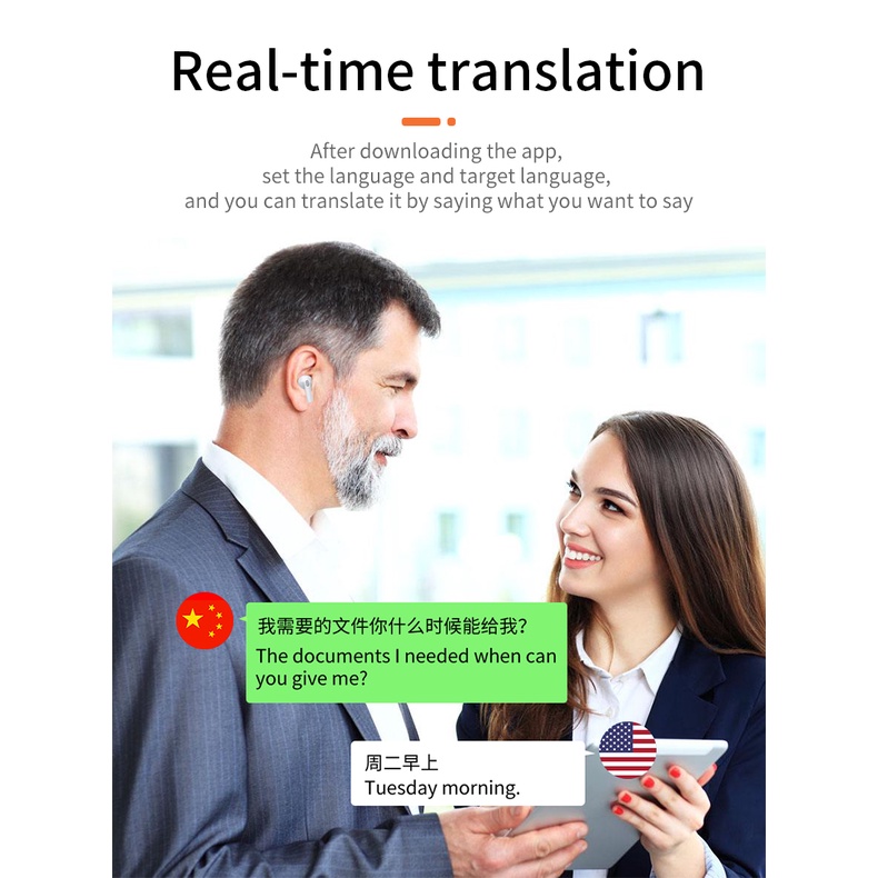 Tai Nghe Bluetooth Thông Minh Phiên Dịch Được 84 Ngôn Ngữ Năm 2022