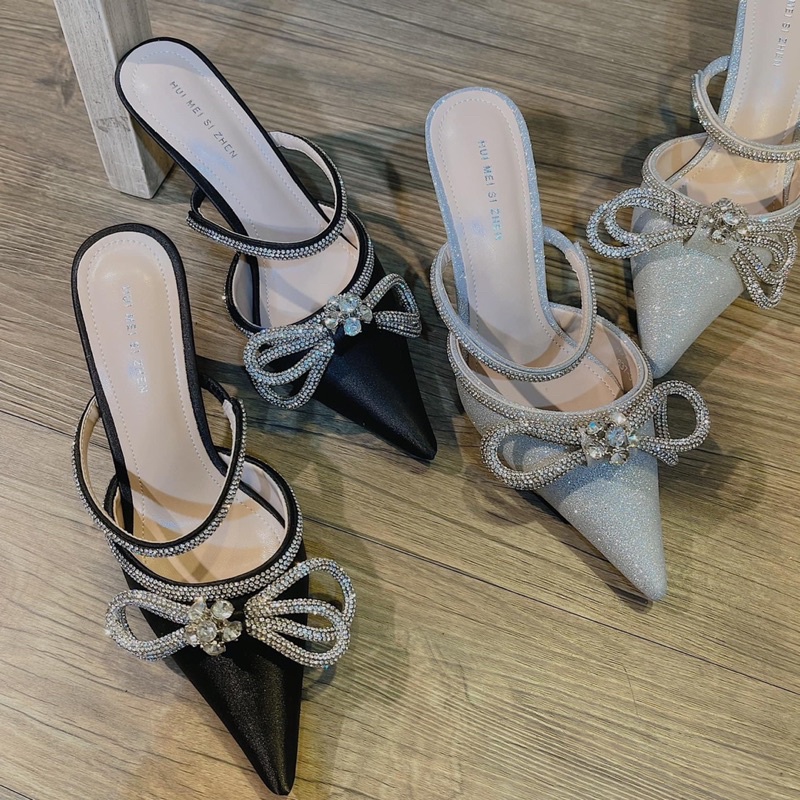 GUỐC SỤC NHỌN NƠ ĐÁ MỘT QUAI CAO CẤP QUẢNG CHÂU ( D2071 D2070 )