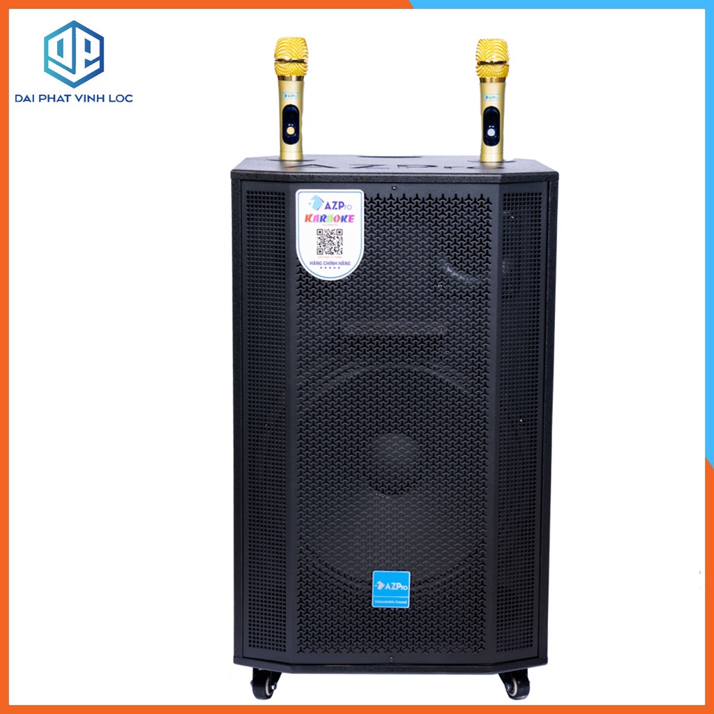 Loa Kéo Karaoke Công Suất Lớn 1000W| Loa Kéo Giá Rẻ Azpro AZ-1508A Bas 40 | Loa Kéo Bluetooth Đọc Được Usb