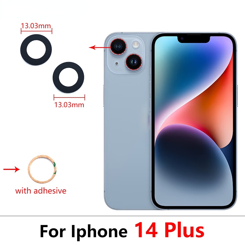 Ống Kính Camera Sau Thay Thế Mới Cho iPhone 14 14 Plus 14 Pro 14 Pro Max Plus