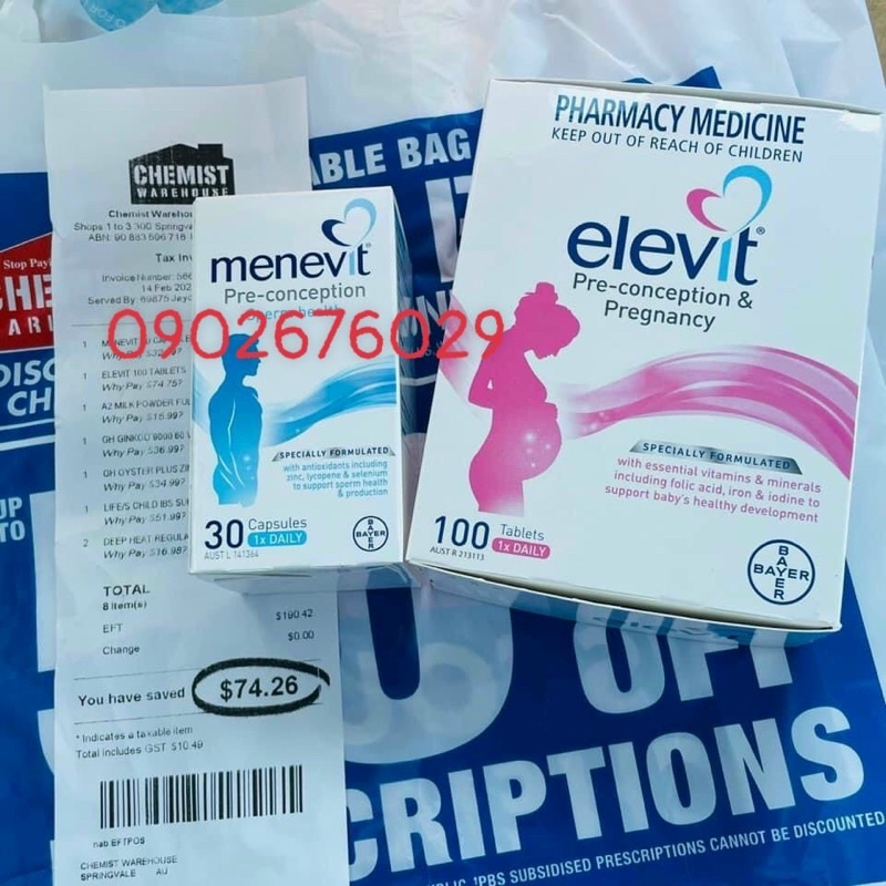 Elivit dành cho bà mẹ chuẩn bị mang bầu