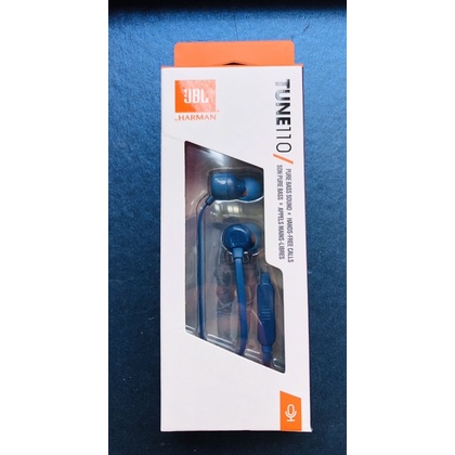 Tai nghe nhét tai EP JBL Tune 110 Chính Hãng