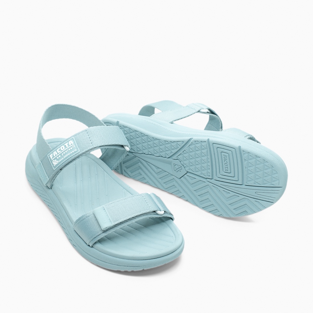 Giày sandal nữ học sinh đi học màu sắc nữ tính siêu nhẹ, siêu êm chân SP-06 xanh ngọc