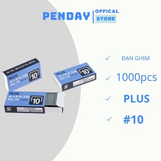 Đạn ghim số 10 plus - 1000pcs / hộp - ghim bấm giá rẻ - kim bấm văn phòng - penday store