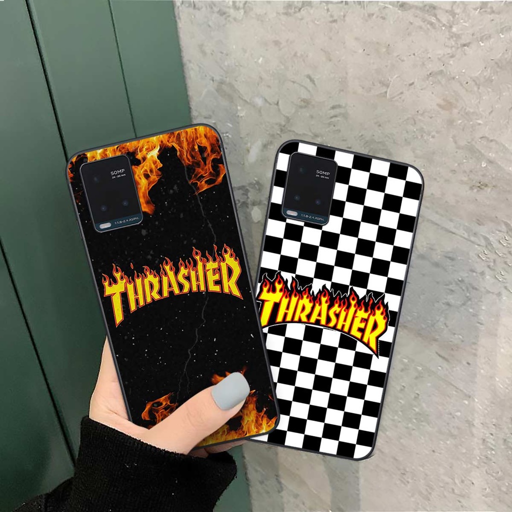 Ốp lưng Vivo Y21 / Y21s / Y33s hình caro, thời trang hàng hiệu cao cấp, vỏ ốp rẻ đẹp