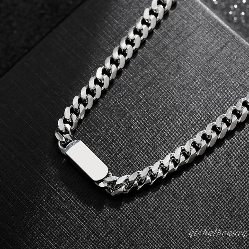 Vòng cổ Thép Titan Phong Cách Hip Hop Có Thể Điều Chỉnh Cho Nam Và Nữ