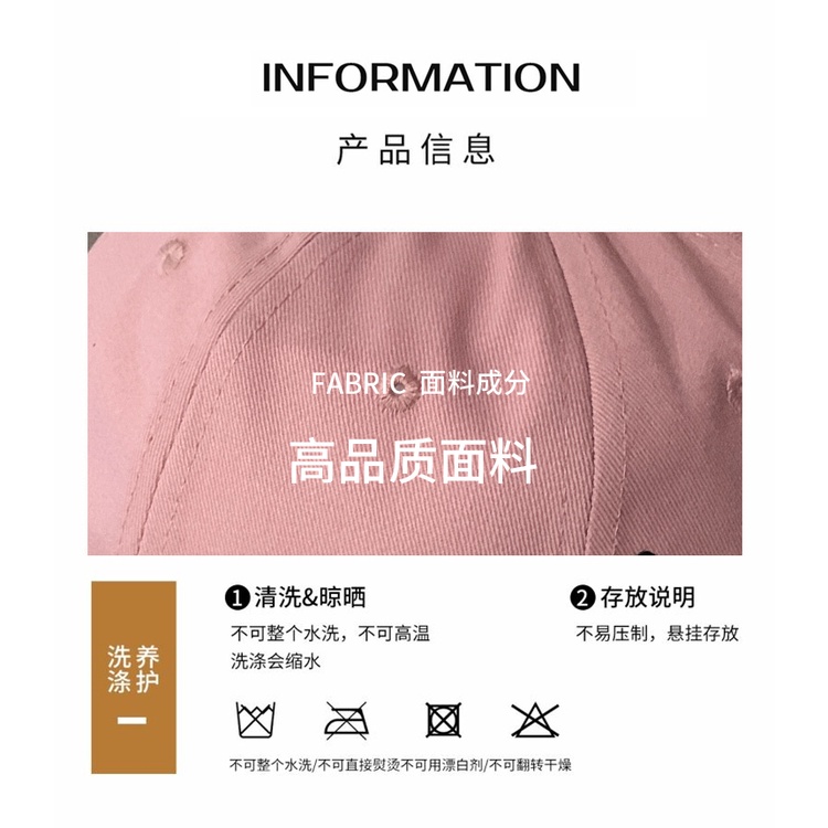 Nón Lưỡi Trai Cotton Màu Hồng Thiết Kế Mới Thời Trang Dành Cho Nữ