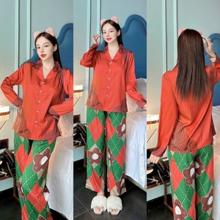 Đồ bộ mác 2CE lụa xước thượng hạng, thiết kế độc quyền