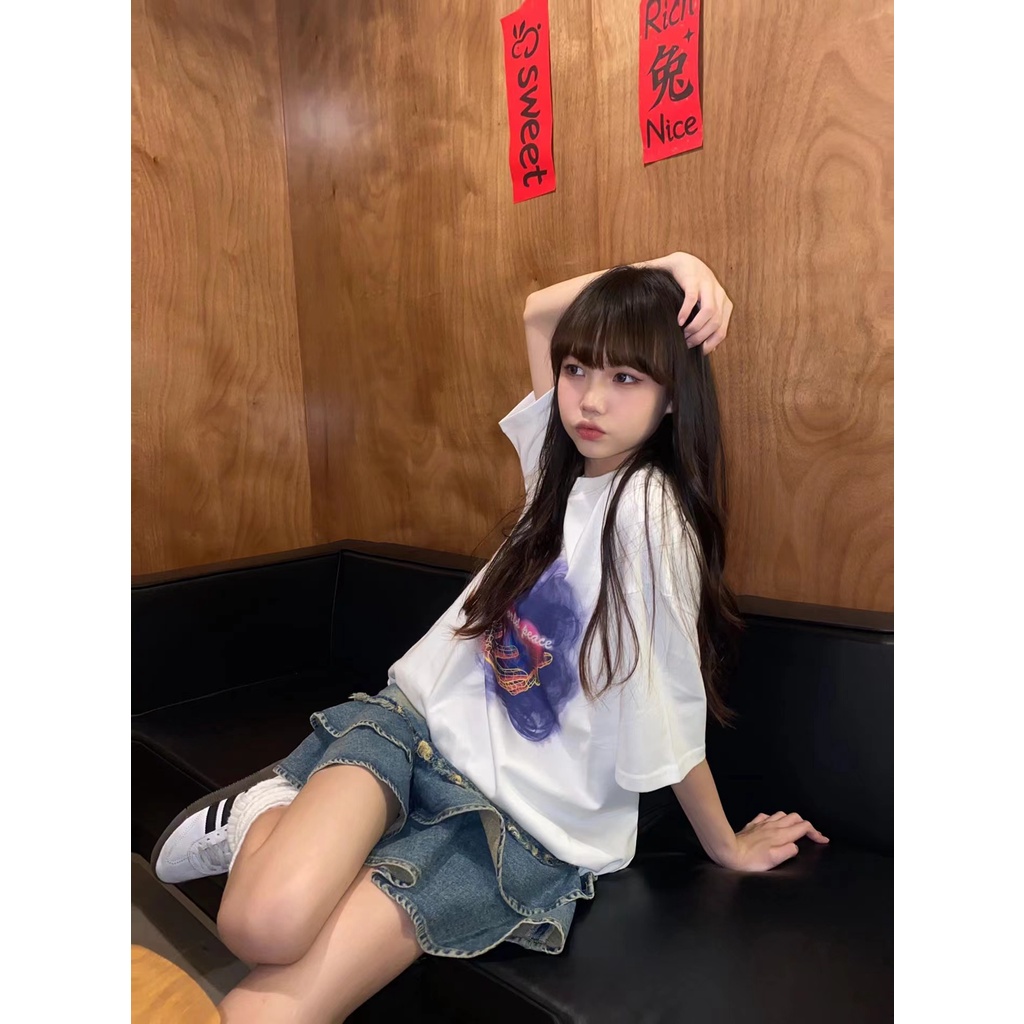 NRVP Áo Thun 100% Cotton Tay NgắN Plus Size 5XL