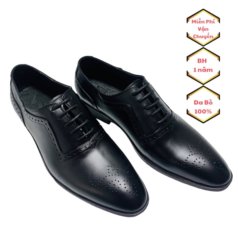 Giày Công Sở nam-Giày tây nam oxford cao cấp da bò thật-Mã DX4- tặng tất và đón gót,đổi trả hàng miễn phí