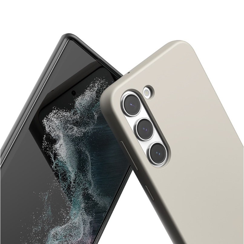 Ốp silicon Hình Hoa Oải Hương Hồng / Đen Cho Galaxy S23 Series / S23 + Ultra Plus