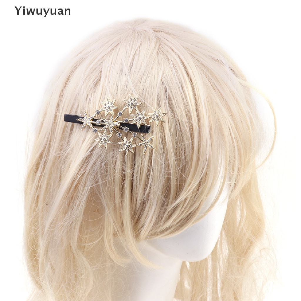 Kẹp Tóc Hình Ngôi Sao Đính Đá Thời Trang Cho Nữ