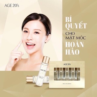Tinh chất serum dưỡng phục hồi trắng sáng da Age20’s Gold Cica Ampoule