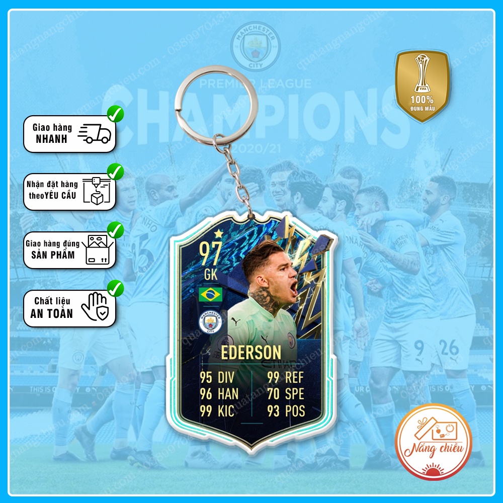 Móc khóa Bóng đá - In theo yêu cầu