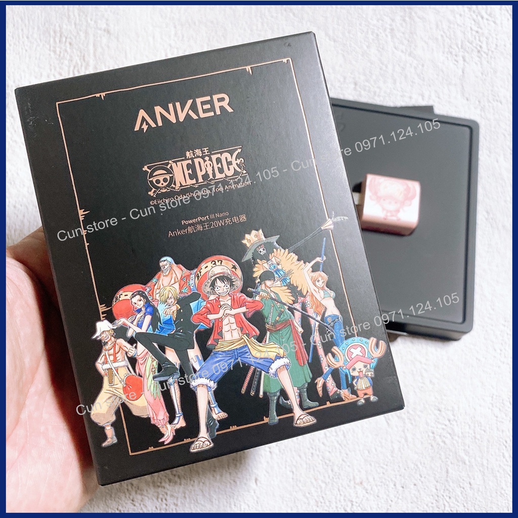 Củ sạc Anker PowerPort III Nano 20W phiên bản One Piece PD3.0/QC3.0 - A2633 | Bảo hành 12 tháng