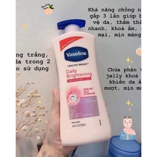 Dưỡng Thể Trắng Da Vaseline 725ml