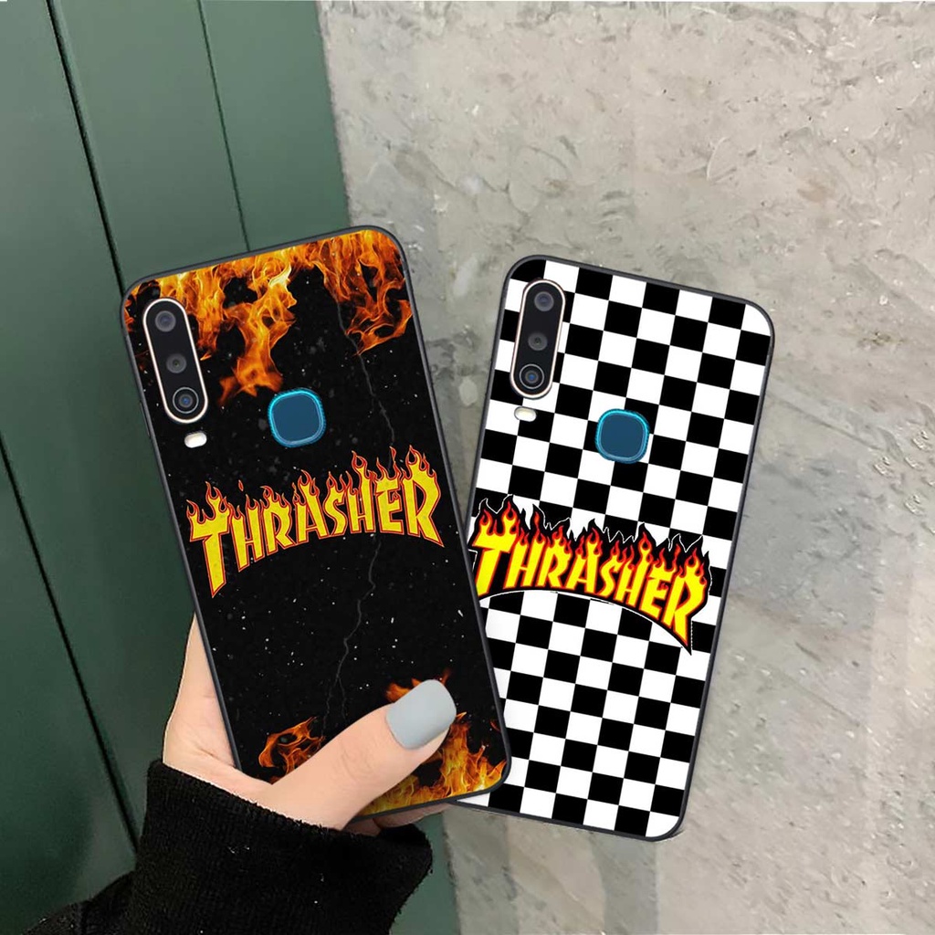 Ốp lưng Vivo U10 / Y12 / Y15 / Y17 hình caro, thời trang hàng hiệu cao cấp, vỏ ốp rẻ đẹp