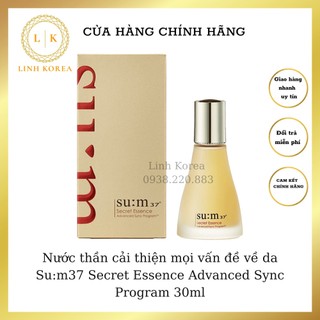 Nước thần cải thiện mọi vấn đề về da Su:m37 Secret Essence Advanced Sync Program 30ml