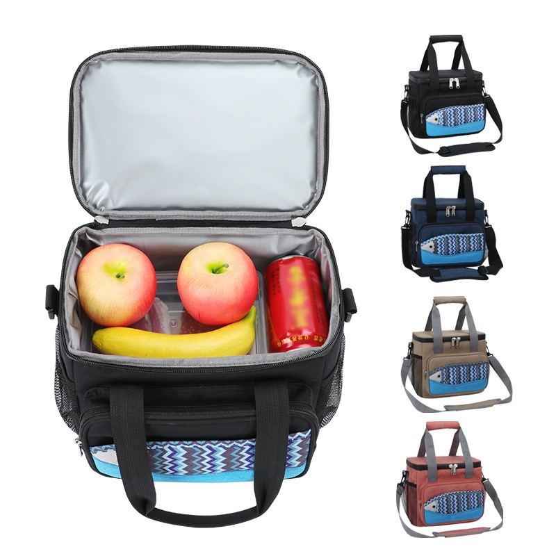 Túi Bento Tủ Lạnh Cách Nhiệt Túi Cách Nhiệt Ăn Trưa Túi Giữ Nhiệt Đựng Hộp Cơm Trưa Họa Tiết Hoạt Hình Dễ Thương