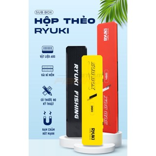Hộp đựng thẻo ryuki đỏ / vàng - phụ kiện câu cá
