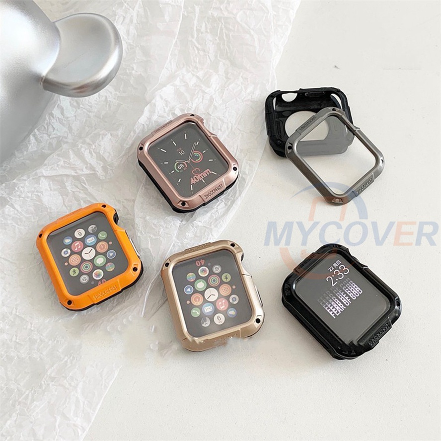 Ốp Bảo Vệ Bằng Silicone Dành Cho Đồng Hồ Thông Minh Series Ultra 8 7 6 SE 5 4 3 2 1 Size 49mm 45mm 41mm 44mm 40mm 42mm 38mm