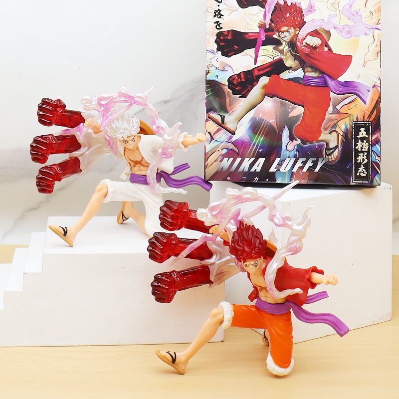 Mô Hình Nhân Vật Luffy Trong One Piece GK5 Luffy Sun God Nika Gear 5