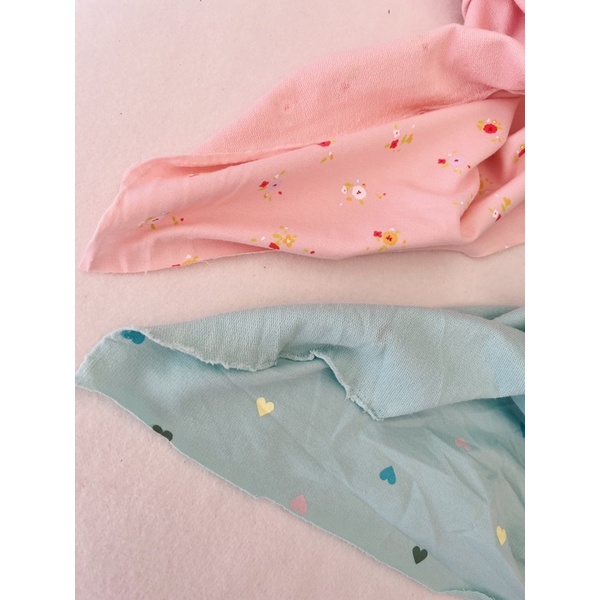 Vải da cá mỏng hoạ tiết nhí tông màu pastel