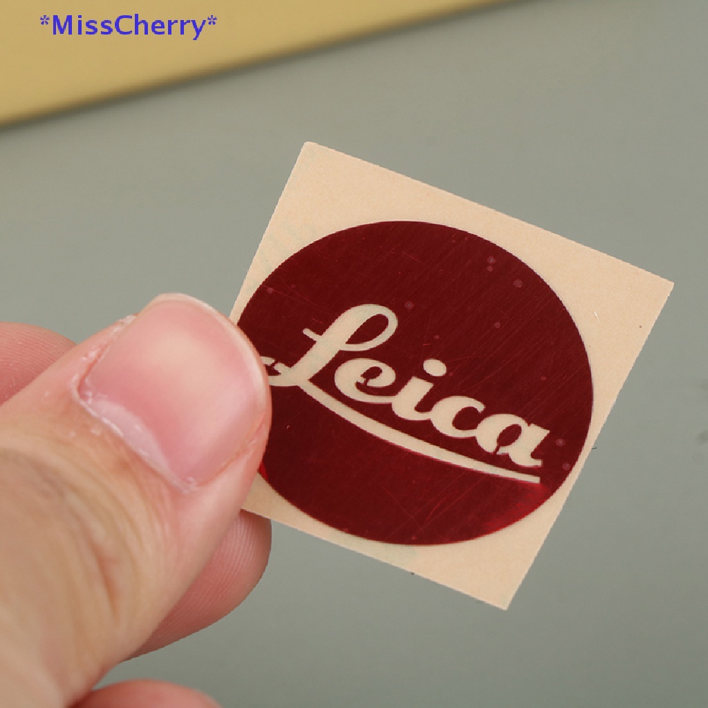 Miếng Dán Kim Loại Hình Logo Leica Trang Trí Điện Thoại Di Động / Máy Ảnh Mới