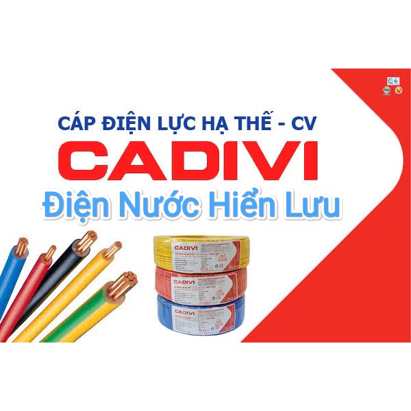 Giá Lẻ 1 Mét - Dây Điện Cadivi, Dây Điện ĐÔI Cadivi VCmd Các Size - Bảo Hành Chính Hãng