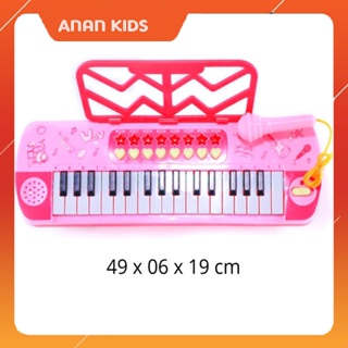 Đồ chơi Đàn piano, đàn organ kèm mic cho bé hát âm thanh chuẩn