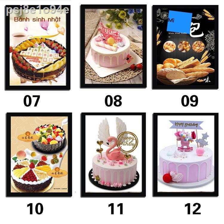 Tranh trang trí cửa hàng bánh sinh nhật bánh treo hình túi bánh ngọt phòng bức tranh tường phong cách phương Tây cửa hàn