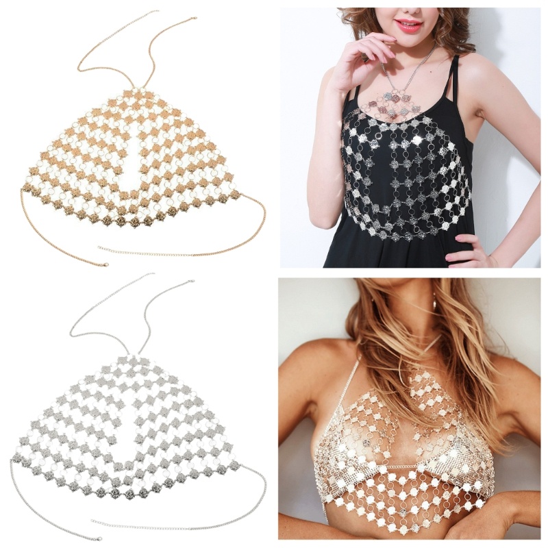 Dây Xích Đeo Cơ Thể Họa Tiết Hoa Thời Trang Mùa Hè Cho Nữ